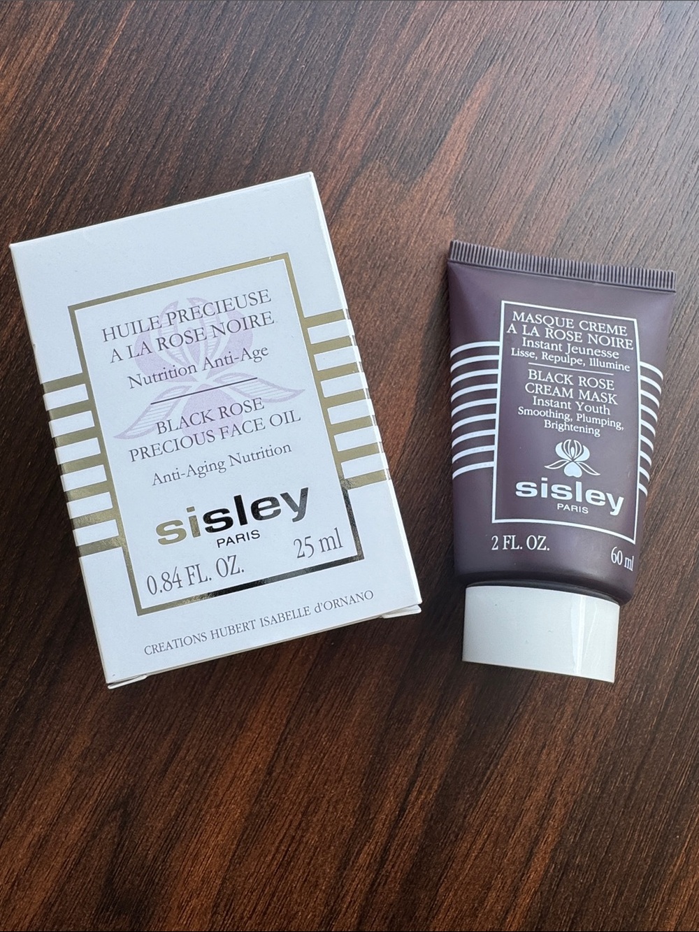 BNIB Sisley Paris Black Rose Precious Face Oil & Cream Mask 🌹 $535 Value
